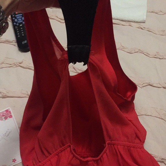 Gorgeous tangerine 🍊 orangey red colored dress - Picture 6 of 6